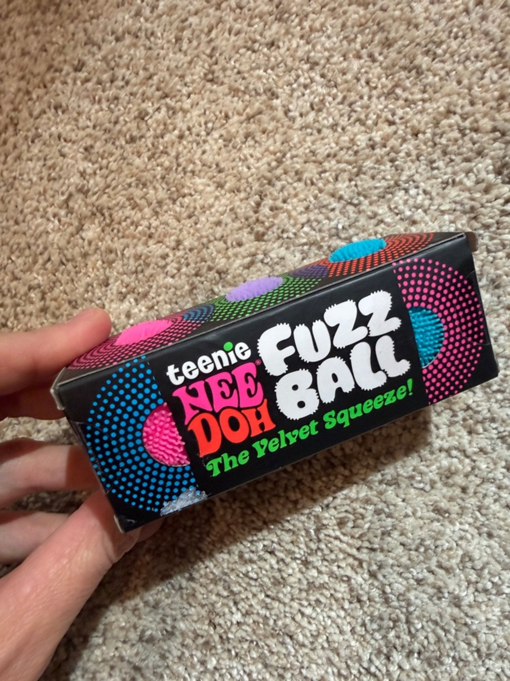 SHIPS TODAY! Nee Doh tennis fuzz balls!! Box of 3